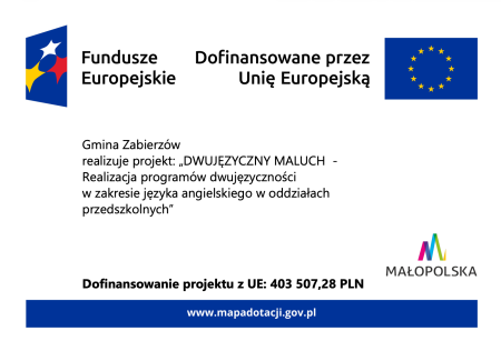   Dwujęzyczny Maluch – Realizacja programów dwujęzyczności w zakresie języka angielskiego 